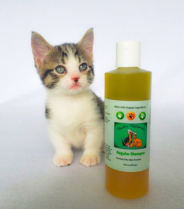 NudieNaturals 4-Furry Friends Shampoo - Organic Ingredient, 2-in-1 pet shampoo for pets with fur!
