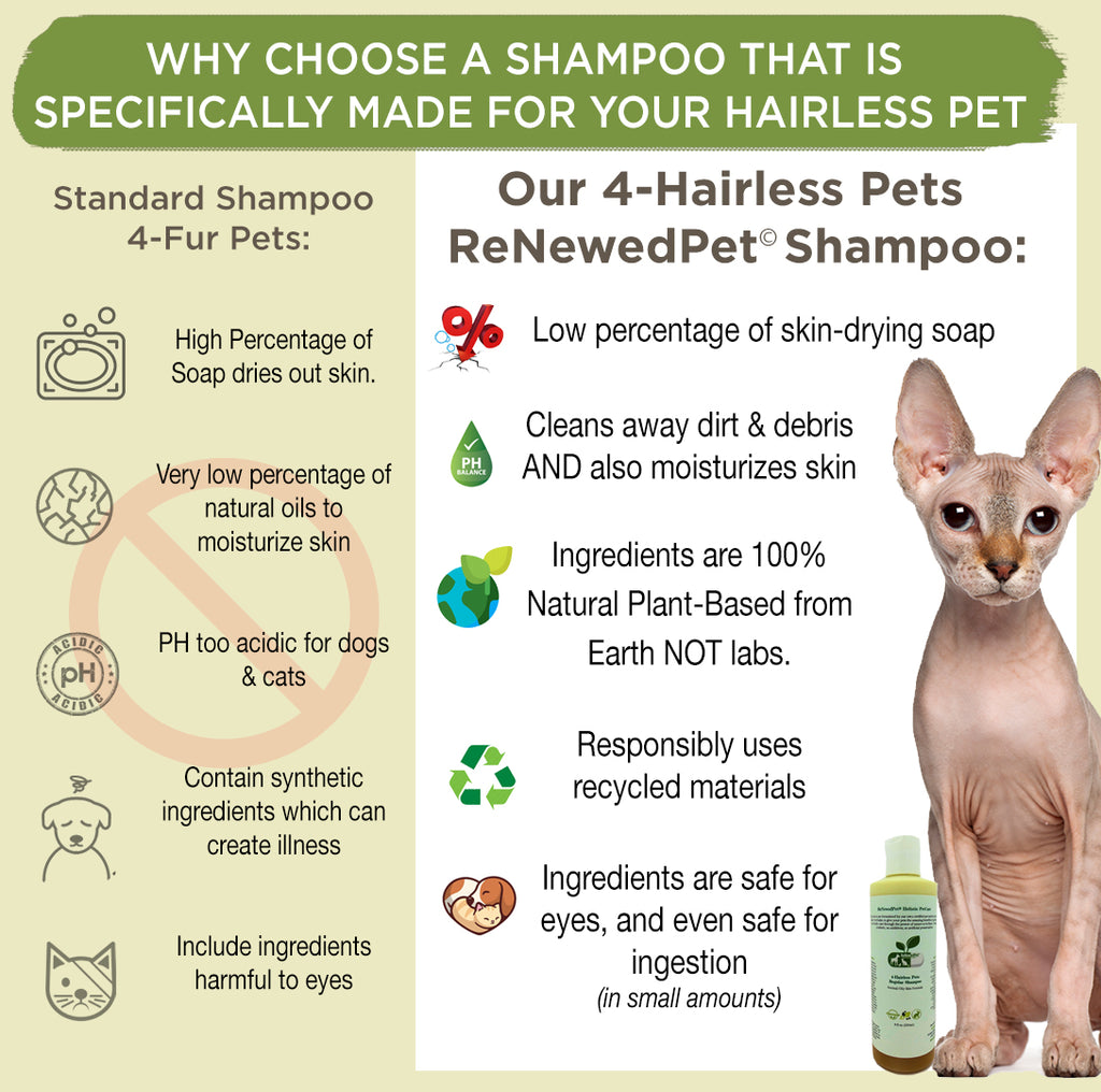 Why Choose a Shampoo That Is Specifically Made For Your Hairless Pet?