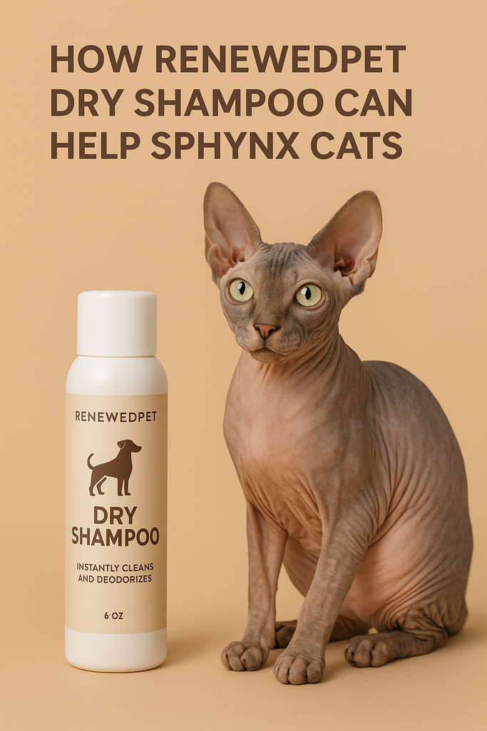 Say Goodbye to Stressful Baths: RenewedPet® Dry Shampoo for Dogs & Cats