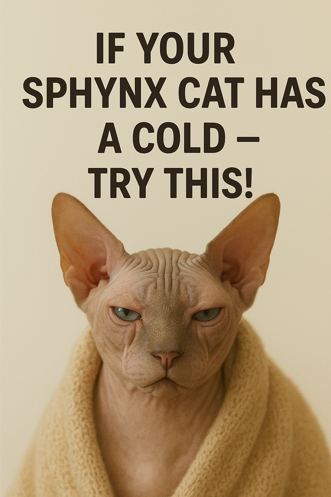 What to Do If Your Sphynx Cat Has a Cold | Natural Immune Support