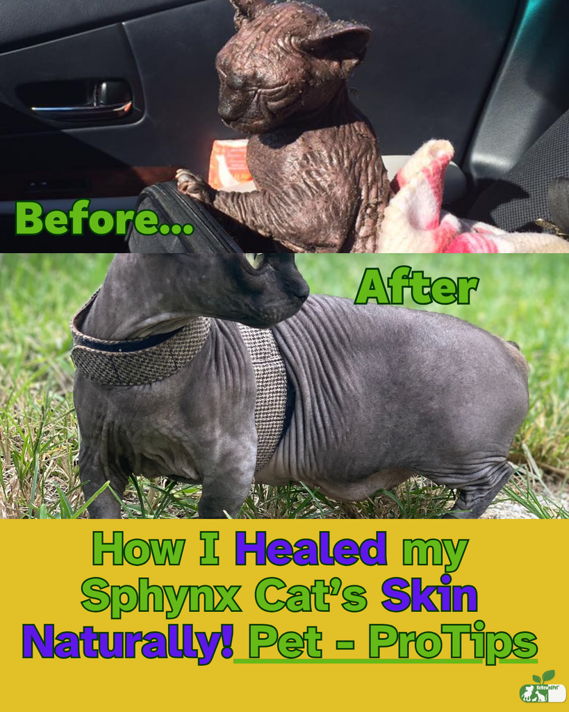 How I Healed My Sphynx Cat’s Skin Naturally!