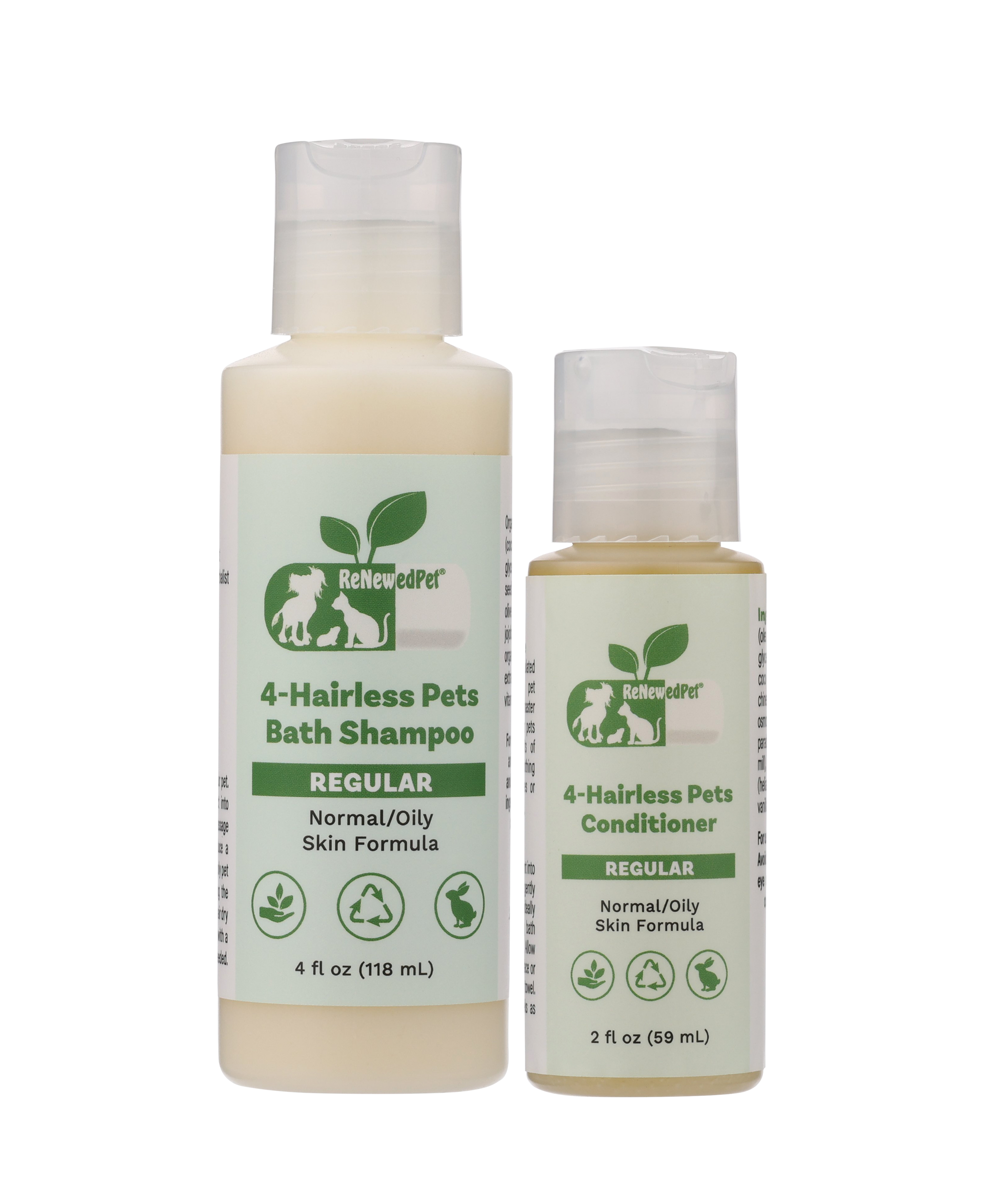 4-HAIRLESS PETS PETS REGULAR SHAMPOO & CONDITIONER – ReNewedPet