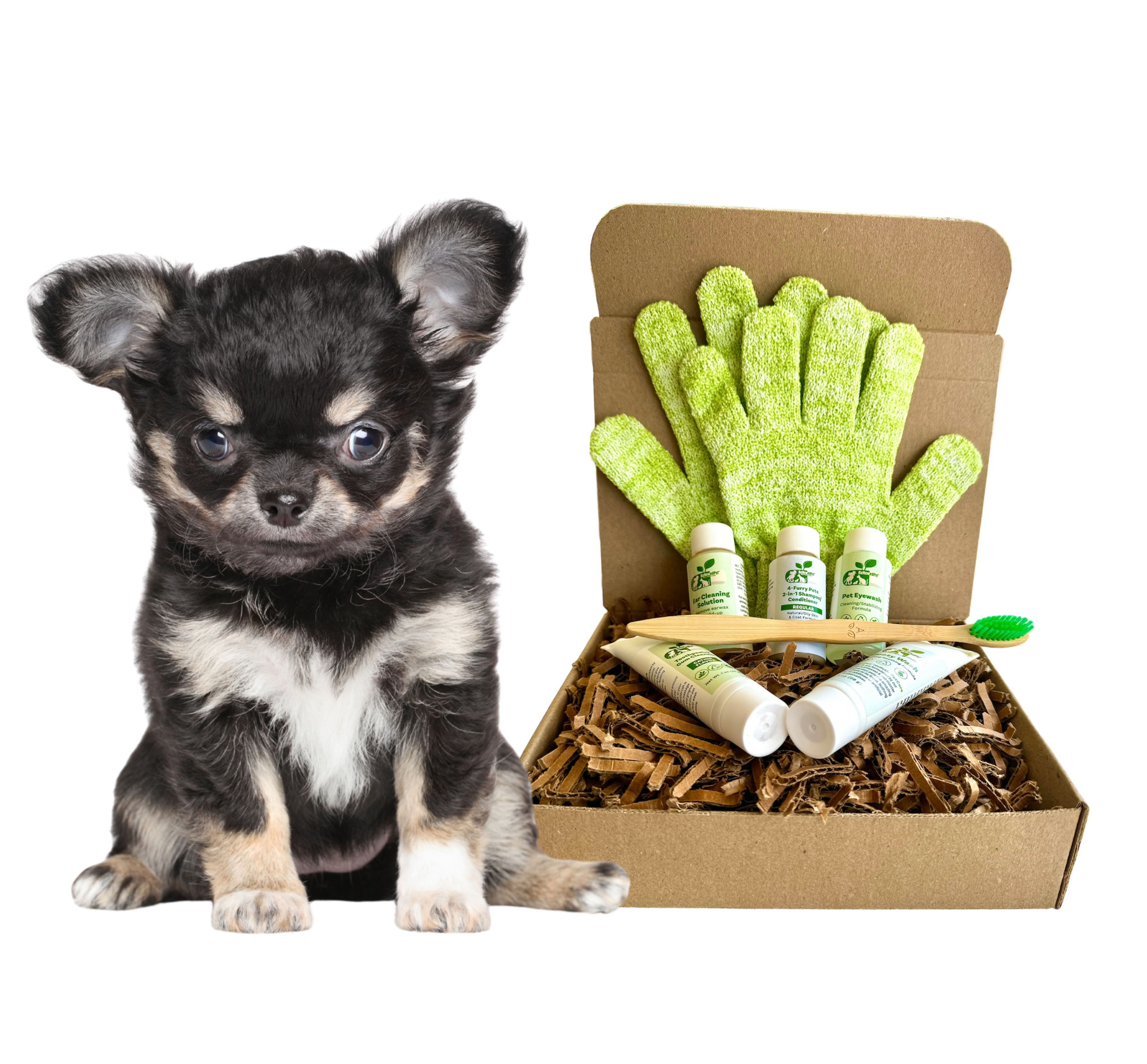 4-FURRY DOGS *SENSITIVE GROOMING KIT - Main Image